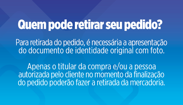 Compre no site e retire na loja