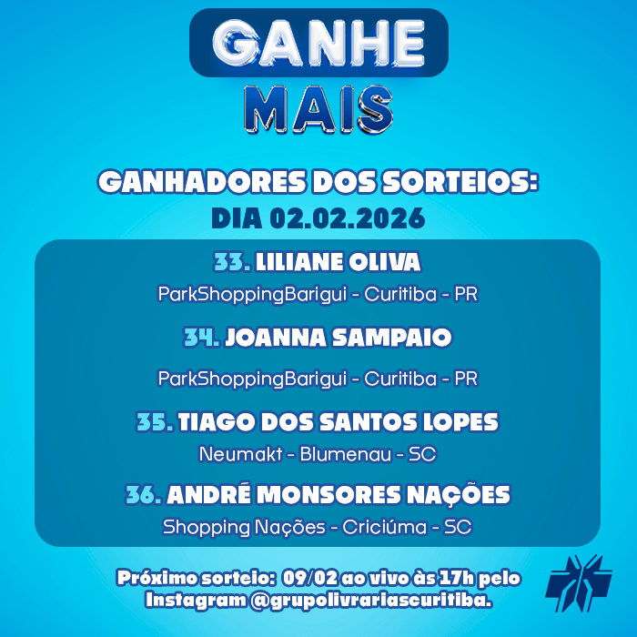 Ganhadores Nono Sorteio