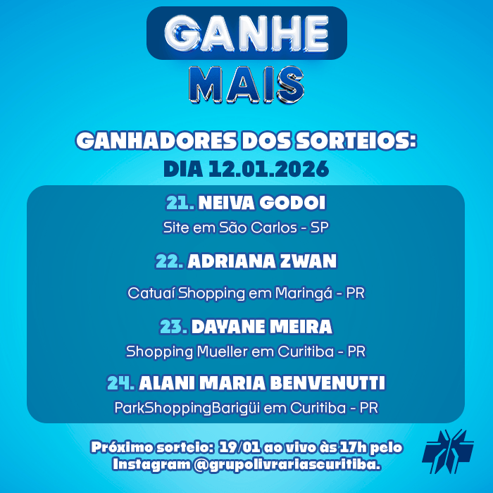 Ganhadores Sexto Sorteio