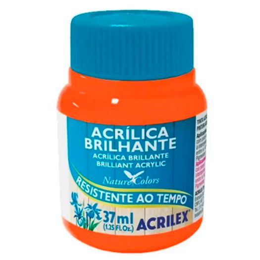 tinta acrílica brilhante 37ml laranja tinta acrílica brilhante 37ml laranja