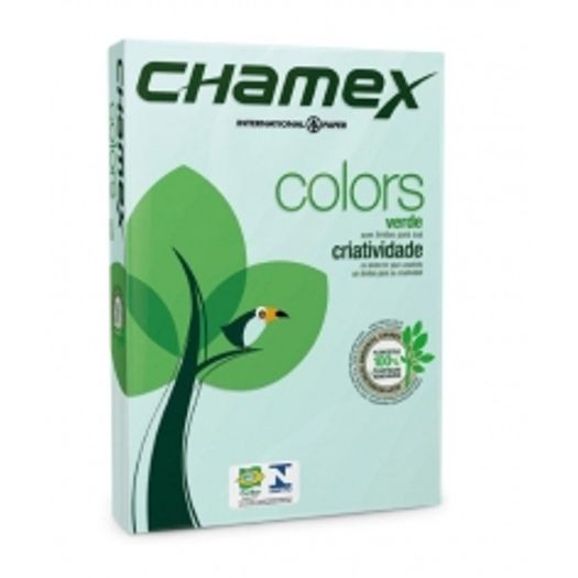 Chamex Color 21x29,7cm 75gr A4 Verde 500 Folhas