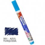 caneta para tecidos azul turquesa acrilpen 501 acrilex caneta para tecidos azul turquesa acrilpen 501 acrilex
