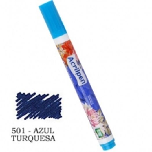 caneta para tecidos azul turquesa acrilpen 501 acrilex caneta para tecidos azul turquesa acrilpen 501 acrilex
