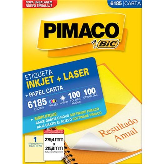 etiqueta inkjet laser carta 6185 100 unidades etiqueta inkjet laser carta 6185 100 unidades