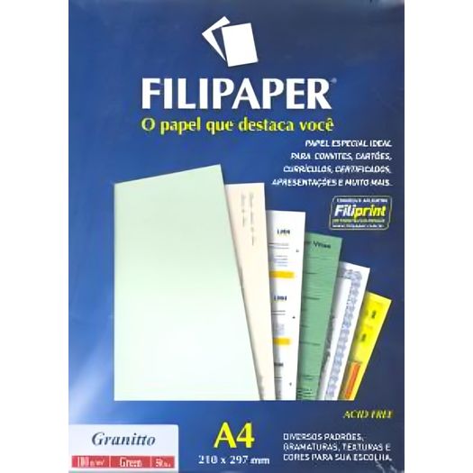 papel granito a4 50 folhas 180g verde papel granito a4 50 folhas 180g verde