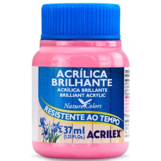 tinta acrílica brilhante 37ml rosa tinta acrílica brilhante 37ml rosa