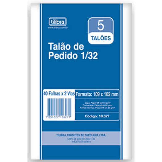 bloco pedido 1/32 40x2 folhas bloco pedido 1/32 40x2 folhas