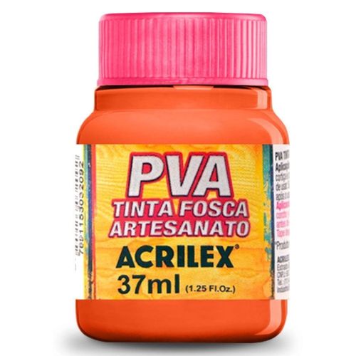 tinta pva plástica 37ml laranja
