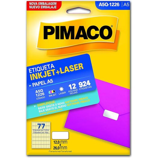 etiqueta inkjet laser a5 q1226 924 unidades etiqueta inkjet laser a5 q1226 924 unidades