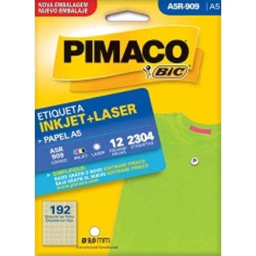 etiqueta-inkjet-laser-a5-r909-9mm-redonda-2304-unidades-pimaco