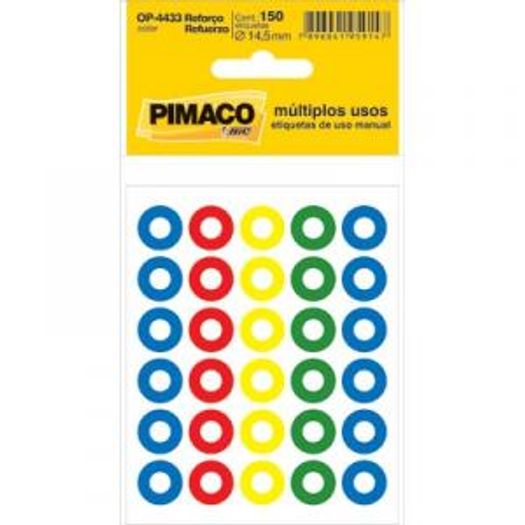 reforço auto adesivo 150 unidades colorido reforço auto adesivo 150 unidades colorido