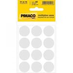 etiqueta tp 25 redonda 60 unidades transparente pimaco blister
