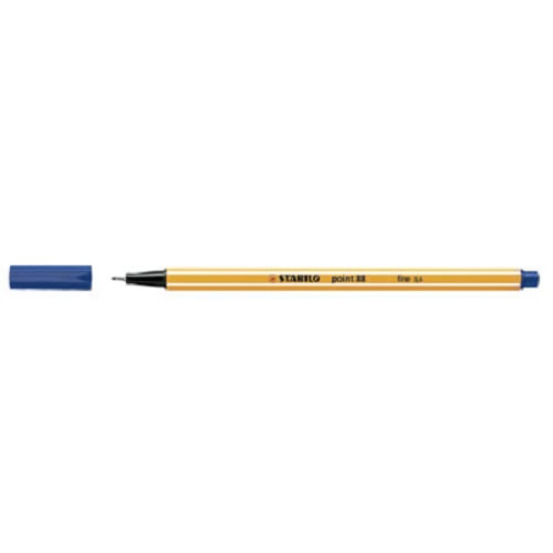 caneta hidrográfica 0,4mm azul escuro stabilo 88/41 sertic - avulso varejo