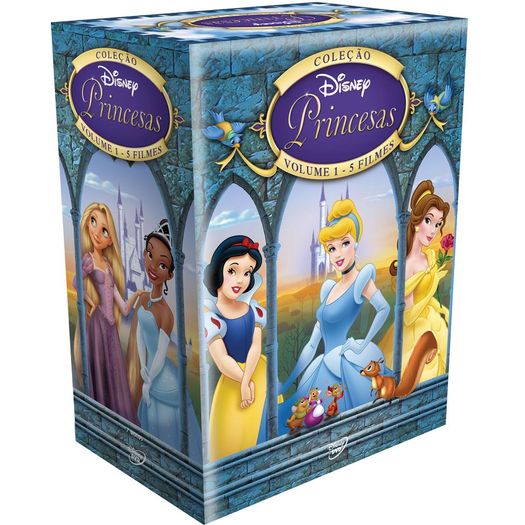 DVD Coleção Disney Princesas Vol 1 (7 DVDs) - Livrarias Curitiba