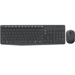 kit teclado + mouse wireless mk235 - logitech