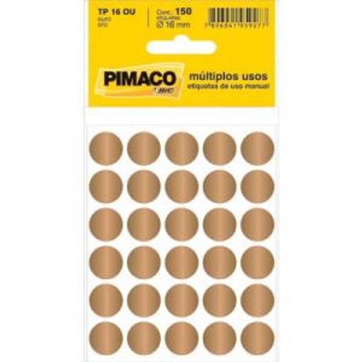 etiqueta tp 16 redonda 150 unidades ouro etiqueta tp 16 redonda 150 unidades ouro