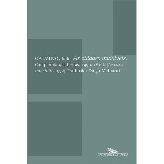 as cidades invisíveis