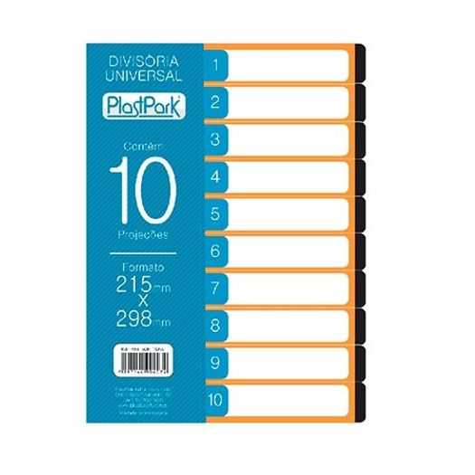 divisória fichário 10 divisões a4 preta divisória fichário 10 divisões a4 preta