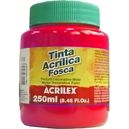 tinta acrílica fosca 250ml vermelho fogo tinta acrílica fosca 250ml vermelho fogo