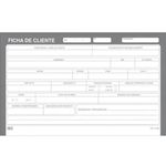 ficha de cliente 5x8 100 folhas