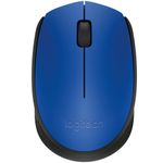 mouse wireless m170 azul - logitech