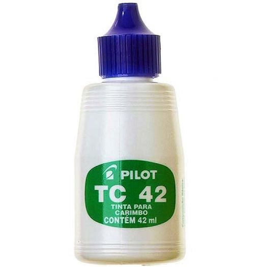 Tinta Para Carimbo 42ml Azul Pilot