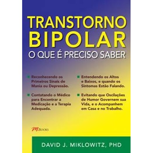 Transtorno Bipolar - M Books Transtorno Bipolar - M Books