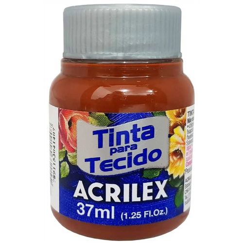 tinta tecido 37ml marrom