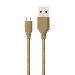 cabo micro usb nylon gold 1 mt essential - geonav cabo micro usb nylon gold 1 mt essential - geonav