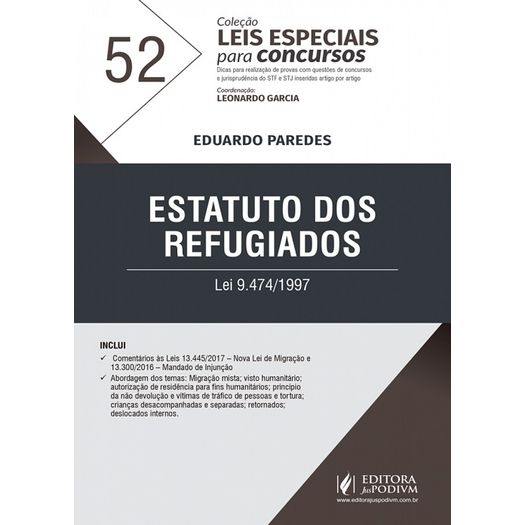Estatuto Dos Refugiados - Juspodivm