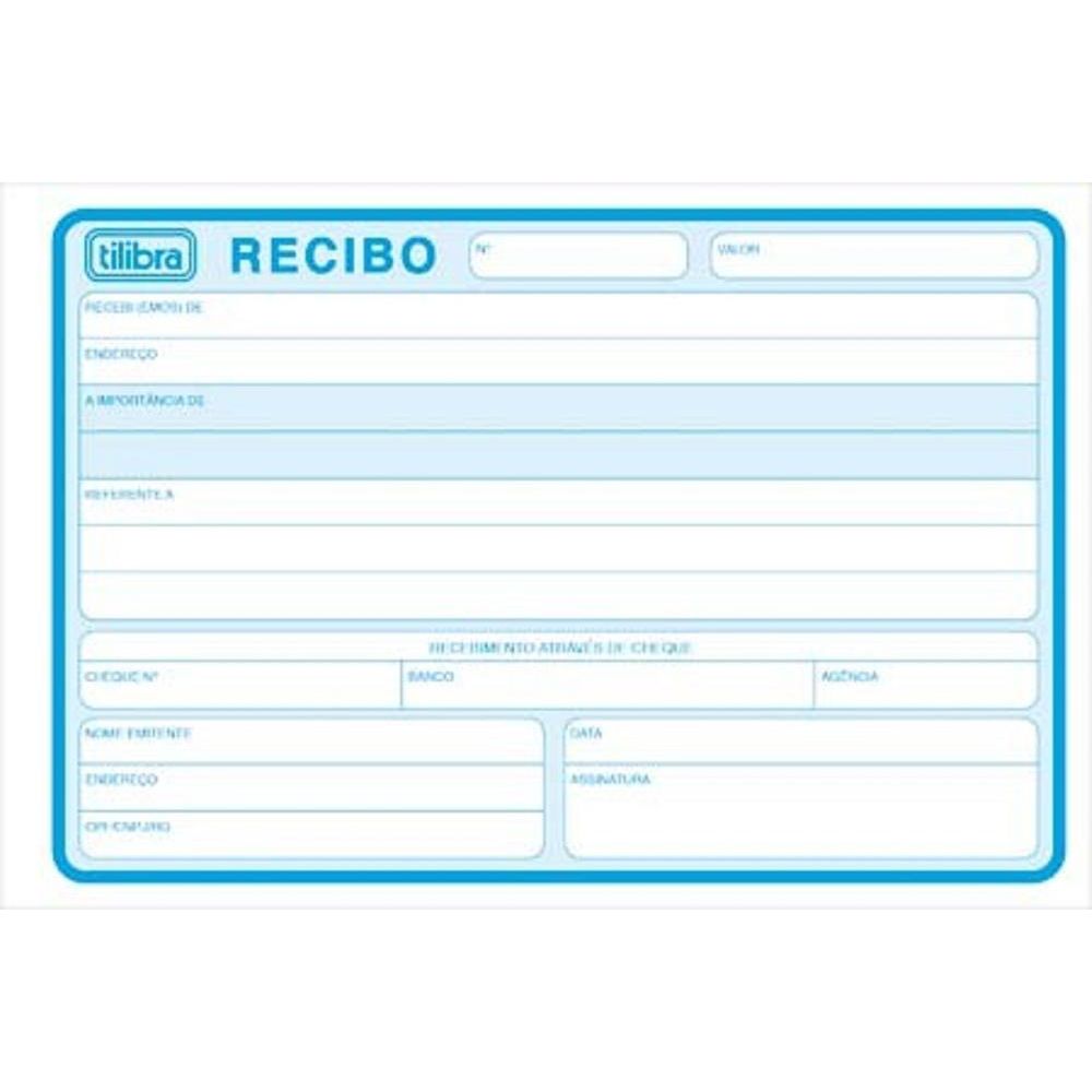 Bloco Recibo Comercial Sem Copia 50fls 15144 Tilib Desconto Aqui 7958