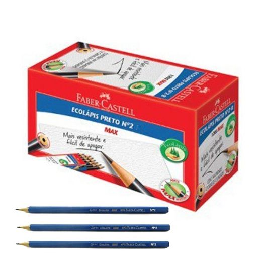 lapis grafite ecolapis max azul sextavado 144un 1210azs/2 faber lapis grafite ecolapis max azul sextavado 144un 1210azs/2 faber