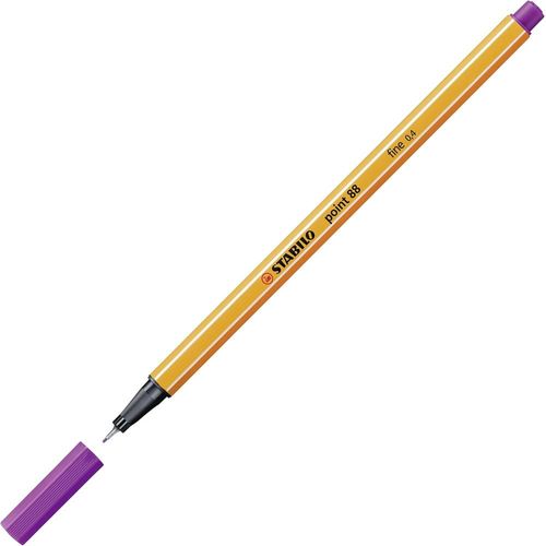 caneta stabilo 0,4mm lilás 88/58