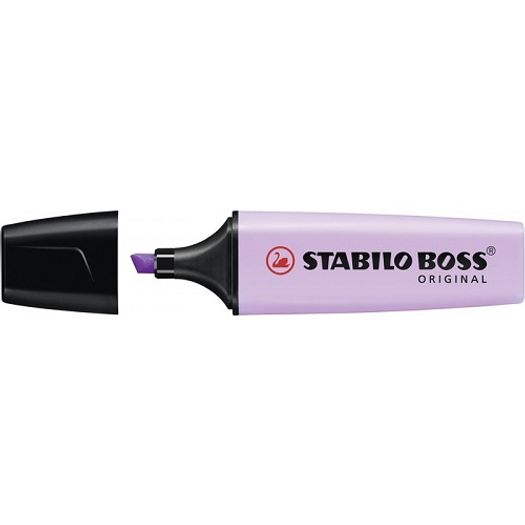 caneta marca-texto lilás pastel boss stabilo caneta marca-texto lilás pastel boss stabilo