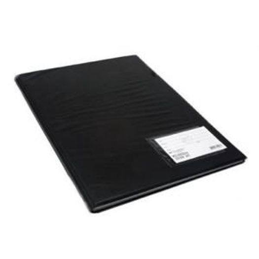 pasta catálogo 30 envelopes 1/2 oficio capa preta