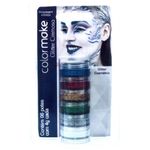 tinta pintura facial glitter 6 cores tinta pintura facial glitter 6 cores