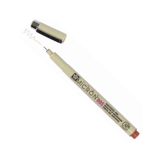 caneta nankin 005-0,20mm pigma micron marrom caneta nankin 005-0,20mm pigma micron marrom