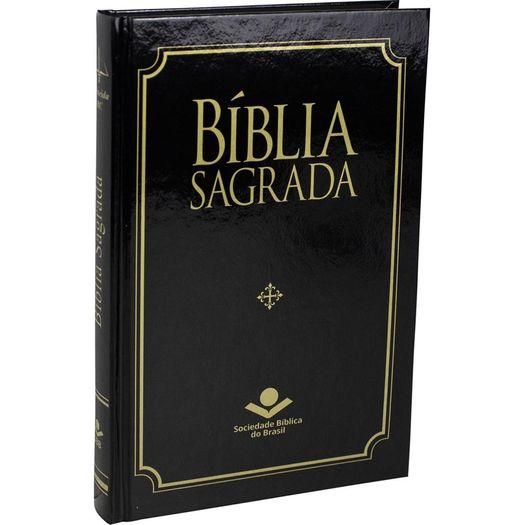 Biblia Sagrada - Capa Dura - Preta  - Sbb