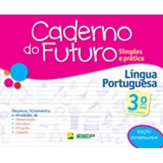 Caderno Do Futuro Lingua Portuguesa 3 Ano - Ibep - Livrarias Curitiba