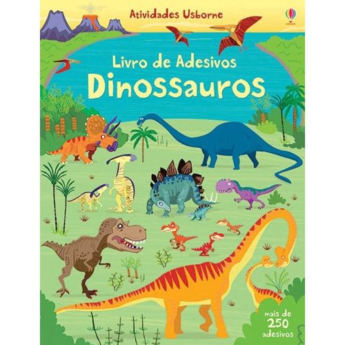 dinossauros livro de adesivos
