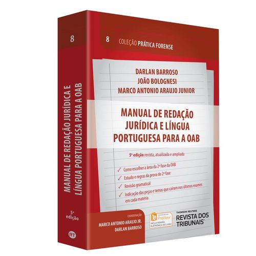manual de redação jurídica e lingua portuguesa para a oab