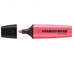 marca texto rosa stabilo
