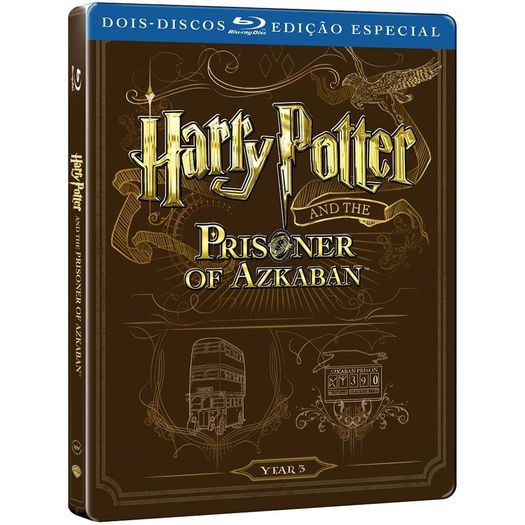 Blu-Ray Harry Potter E O Prisioneiro De Azkaban (2 Bds) Edição Especial Steelbook - Livrarias ...