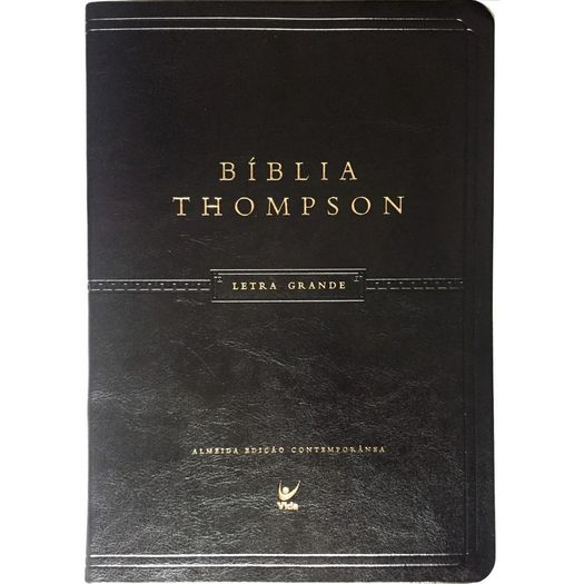 Biblia De Estudo Thompson - Letra Grande - Capa Preta - Vida