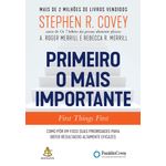 primeiro o mais importante primeiro o mais importante