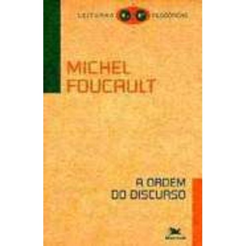 a ordem do discurso