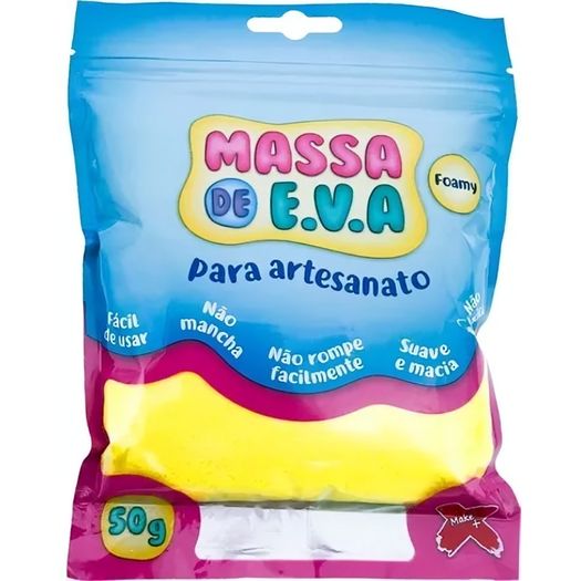 massa para modelar eva 50g amarela massa para modelar eva 50g amarela