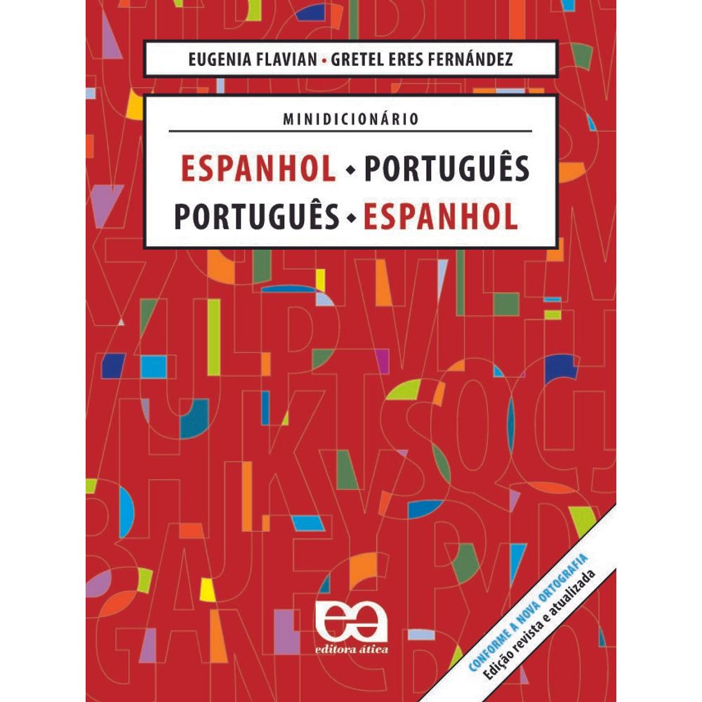 Mini dicionário de viagem Português-Espanhol.