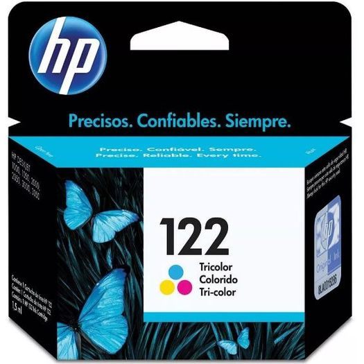 cartucho hp 122 (ch562hb) colorido - 2ml cartucho hp 122 (ch562hb) colorido - 2ml