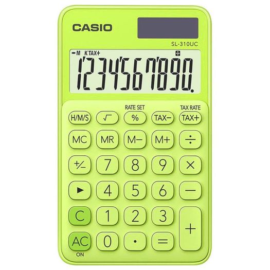 calculadora-de-bolso-10-digitos-solar-verde--sl-310uc-yg----casio calculadora-de-bolso-10-digitos-solar-verde--sl-310uc-yg----casio